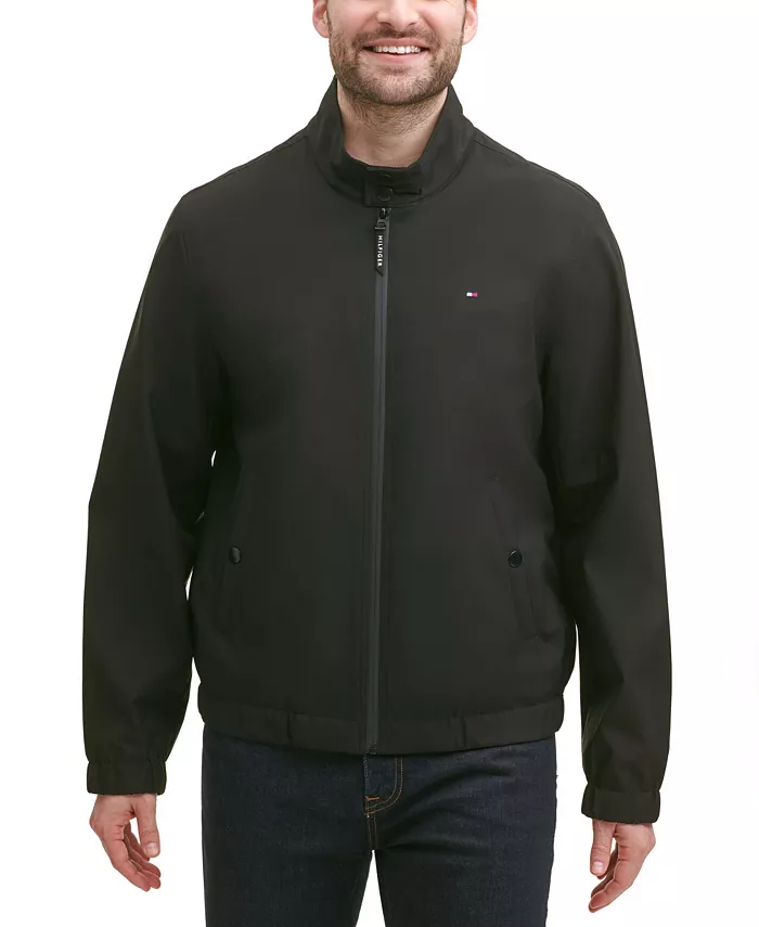

Мужская куртка со стойкой Tommy Hilfiger, коричневый/бежевый