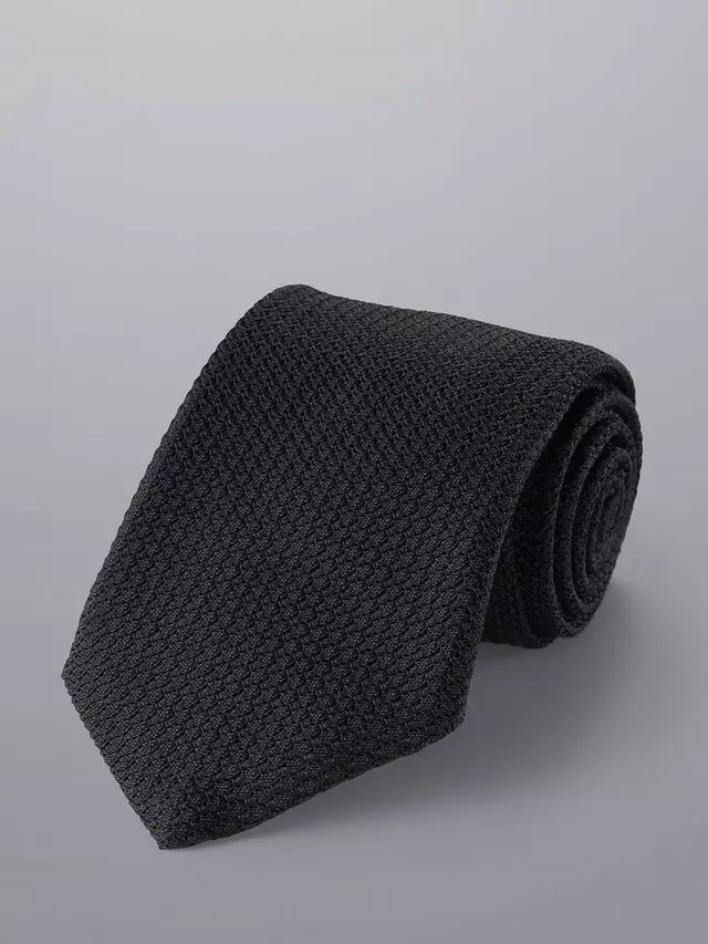 

Галстук Charles Tyrwhitt Grenadine Italian Silk, черный