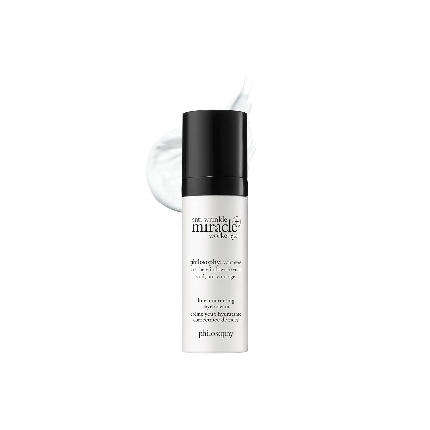 Крем для лица Philosophy Anti-Wrinkle Miracle Worker с витамином С и кокосовым маслом для коррекции морщин - разглаживает кожу вокруг глаз и уменьшает темные круги - 0,5 жидких унций