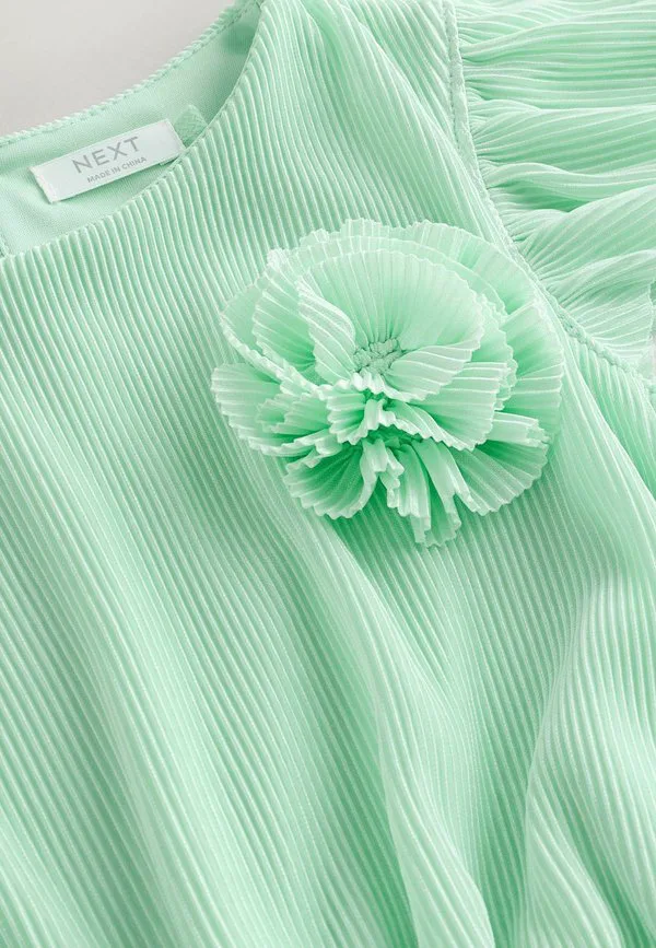 Комбинезон прямого кроя с плиссировкой Next, Mint Green — фото 3