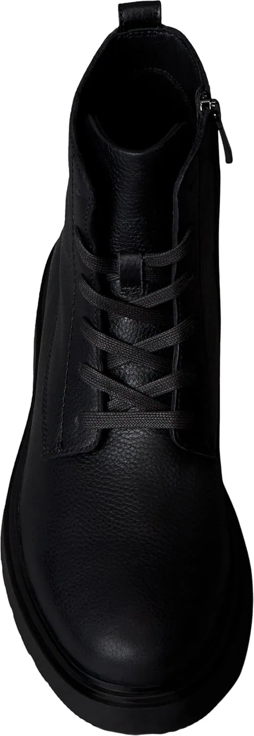 Мужские ботинки Calvin Klein Combat ESS на шнуровке и молнии LTH Ym0ym01373 средней высоты, Black Triple Black — фото 4