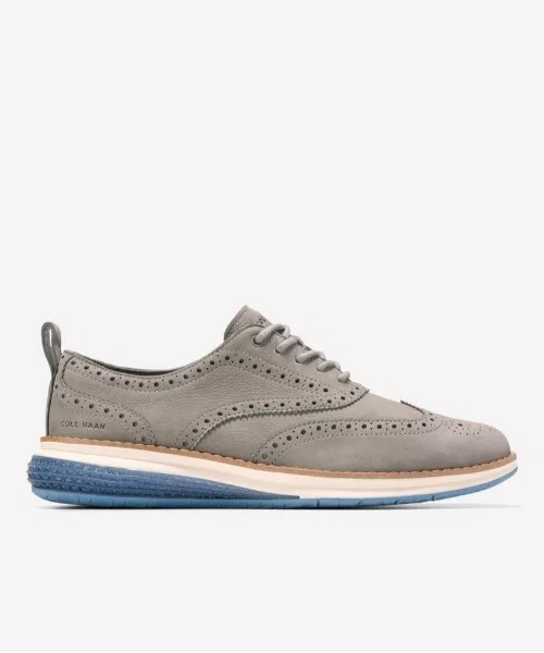 Мужские кожаные оксфорды COLE HAAN OriginalGrand Energy Weave серые