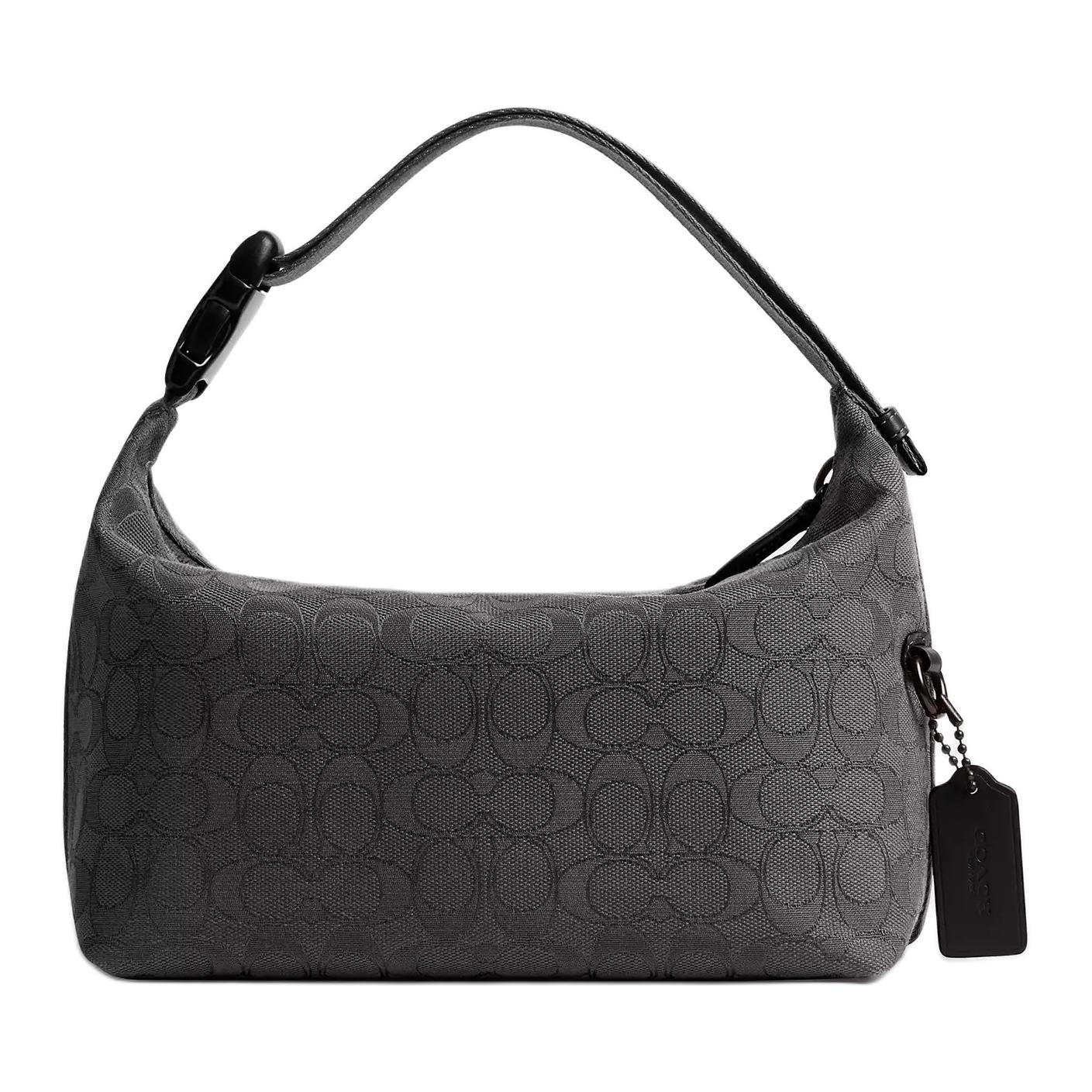 

COACH Дорожная сумка Signature Jacquard Medium женская black