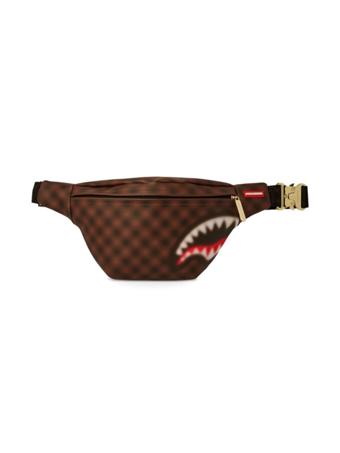 

Сумка на пояс с изображением акул в Париже Sprayground kid, коричневый