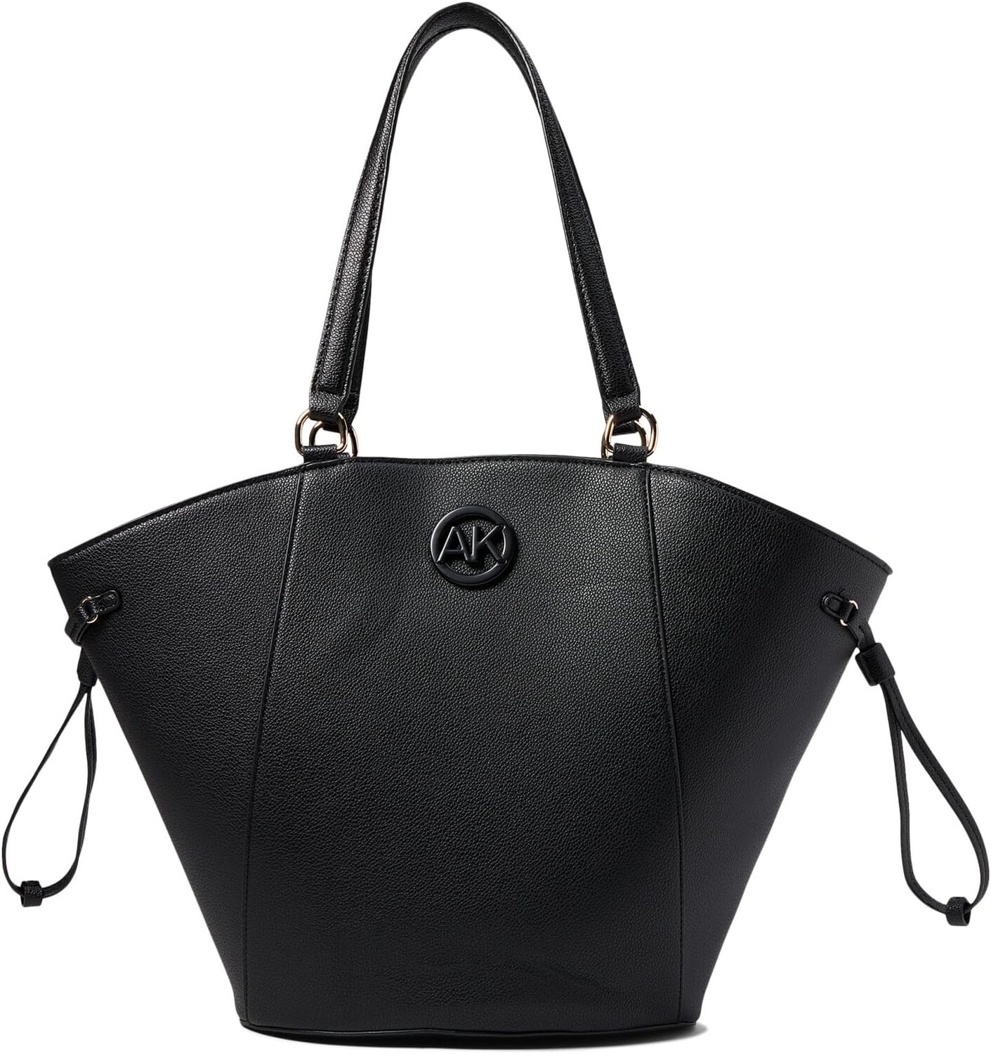 

Сумка Anne Klein Large Coated Clam Shell Tote, черный