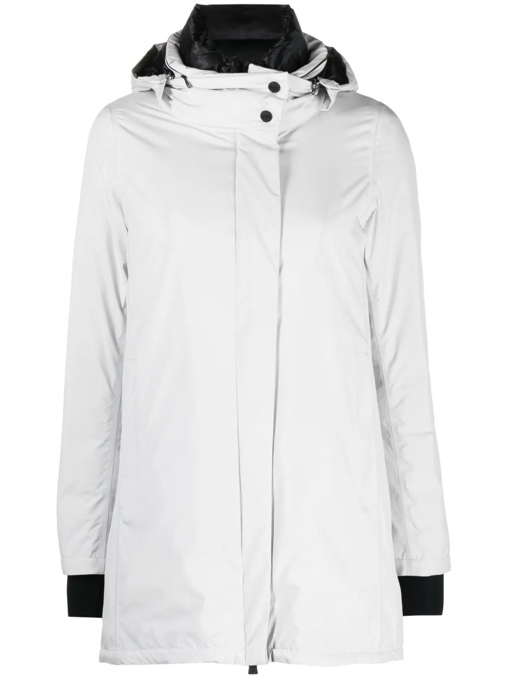 

Куртка с капюшоном и логотипом Herno, серый