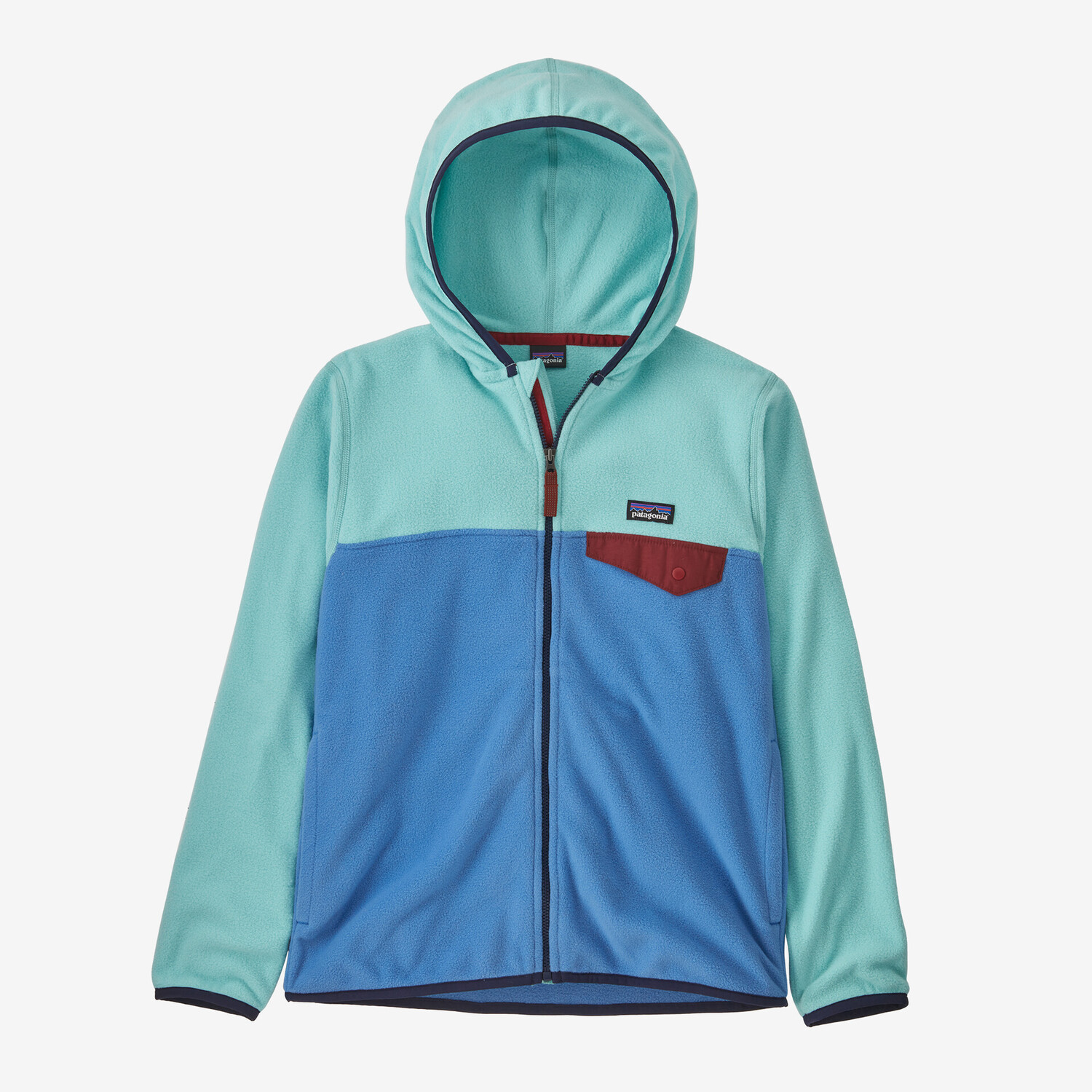 

Детская флисовая куртка Micro D Snap-T Patagonia, цвет Blue Bird