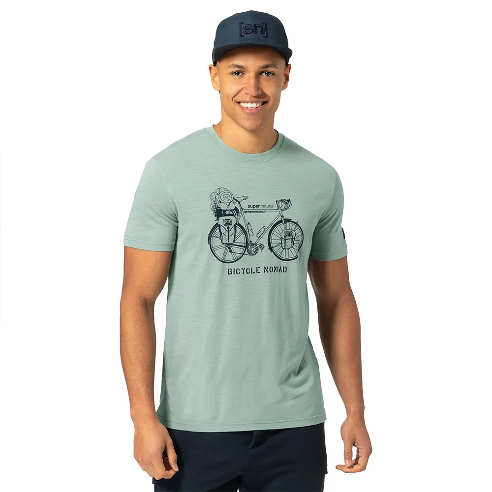 

Футболка с коротким рукавом Super.natural Bicycle NMD, зеленый