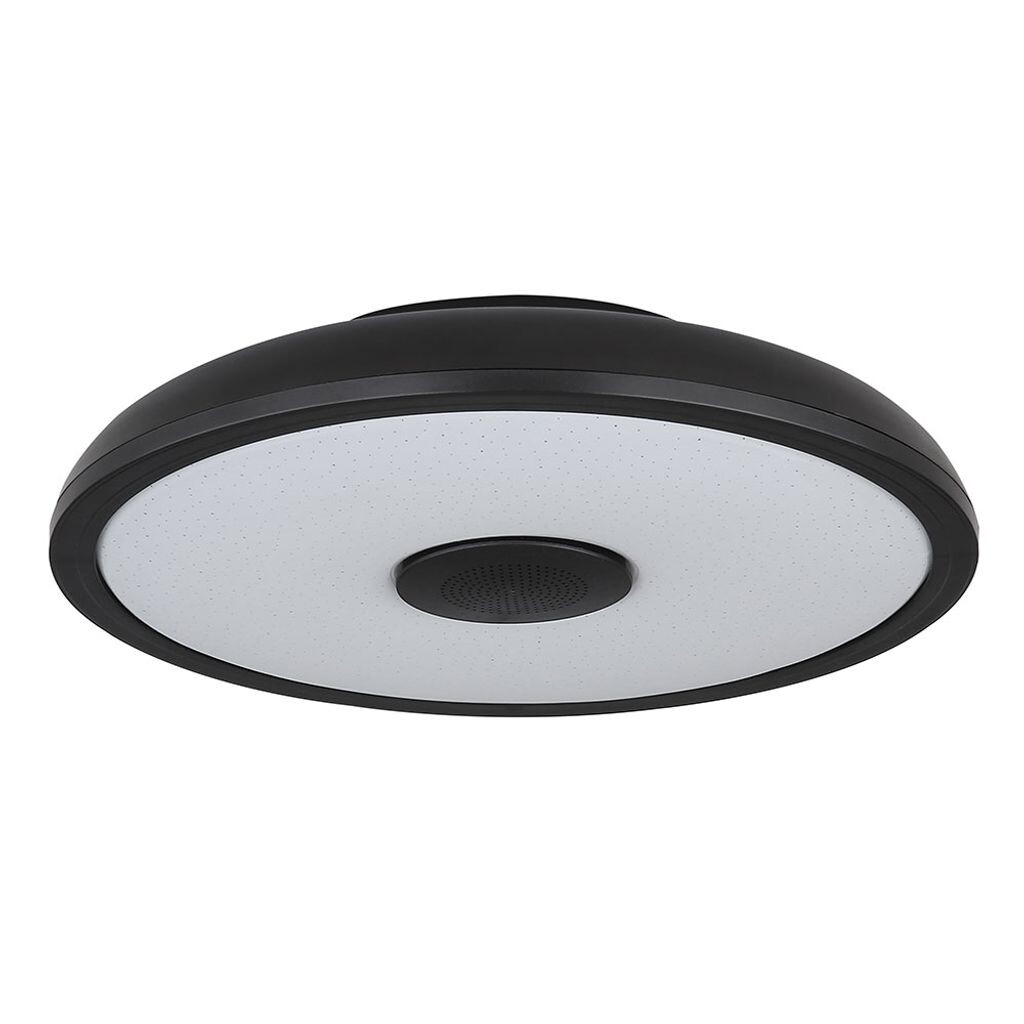 

Светодиодный потолочный светильник RGB, эффект звезды, динамик, 28 см Globo Lighting, черный