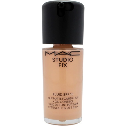 MAC Studio Fix Fluid SPF 15 24Hr Matte Foundation Plus Oil Control NW22 для женщин 1 унция — фото 2