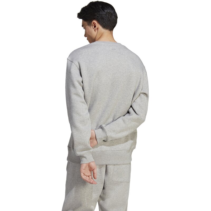 Толстовка all szn флисовая графика Adidas, цвет mgreyh — фото 3