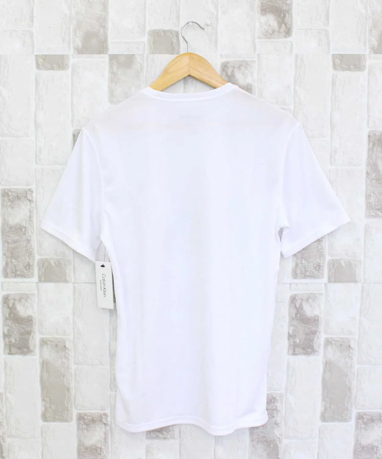 Рашгард Calvin Klein Standard Light Weight Quick Dry S/S белый — фото 3