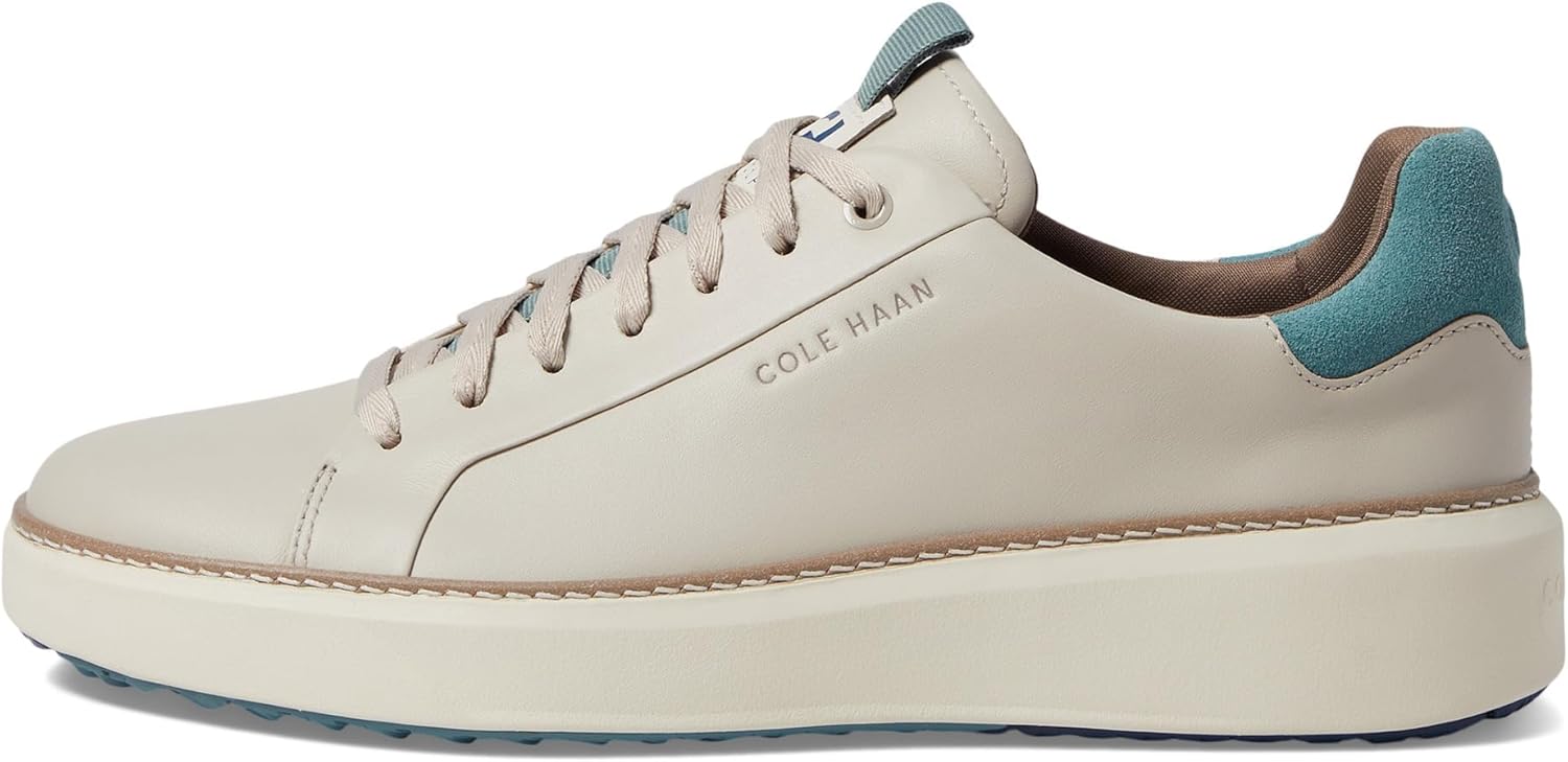 Мужские кроссовки Cole Haan Grandpro Rally Canvas Court, серебристый/слоновая кость — фото 4