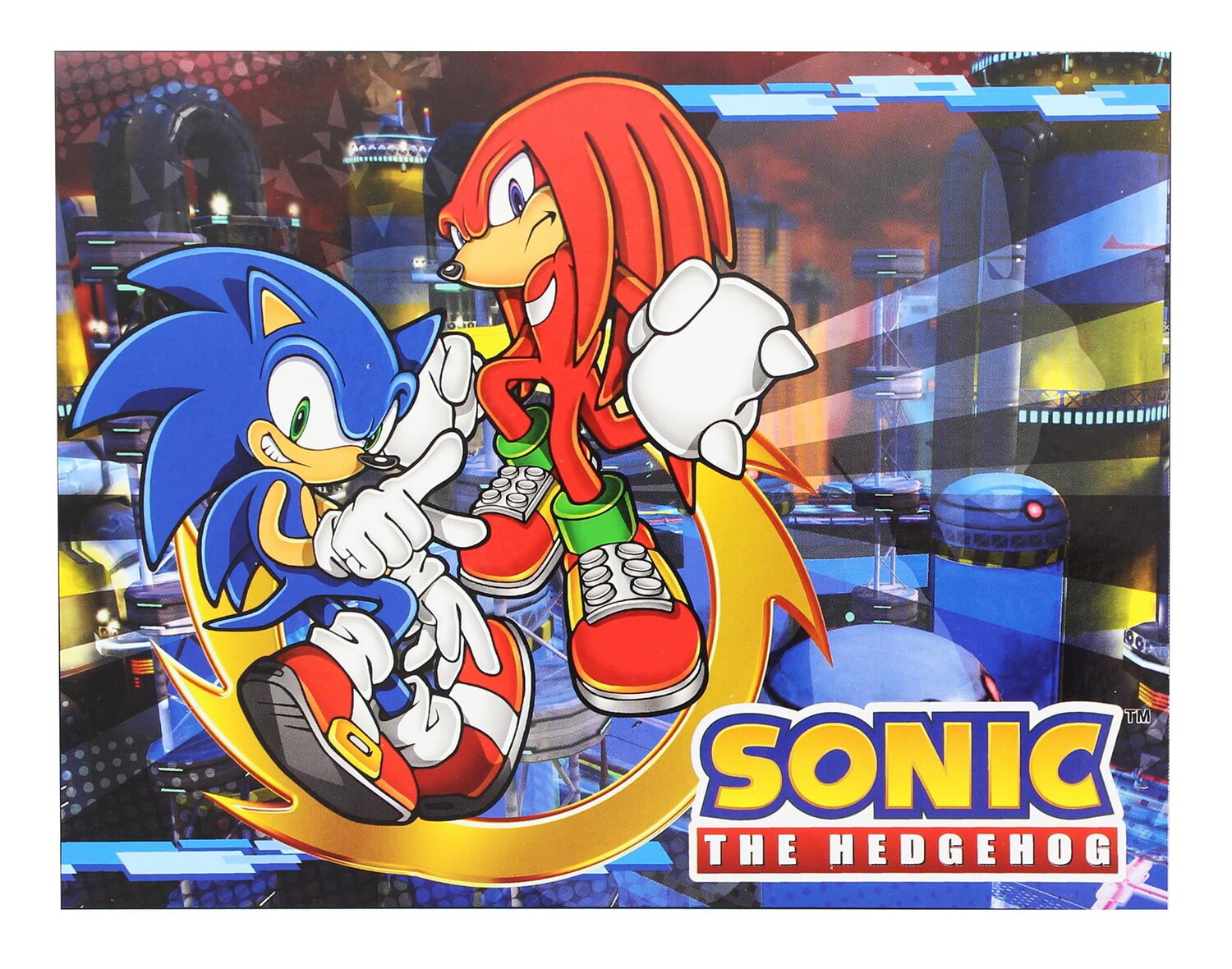 

Декоративное одеяло Sonic The Hedgehog Sonic and Knuckles 46 x 60 дюймов, разноцветный