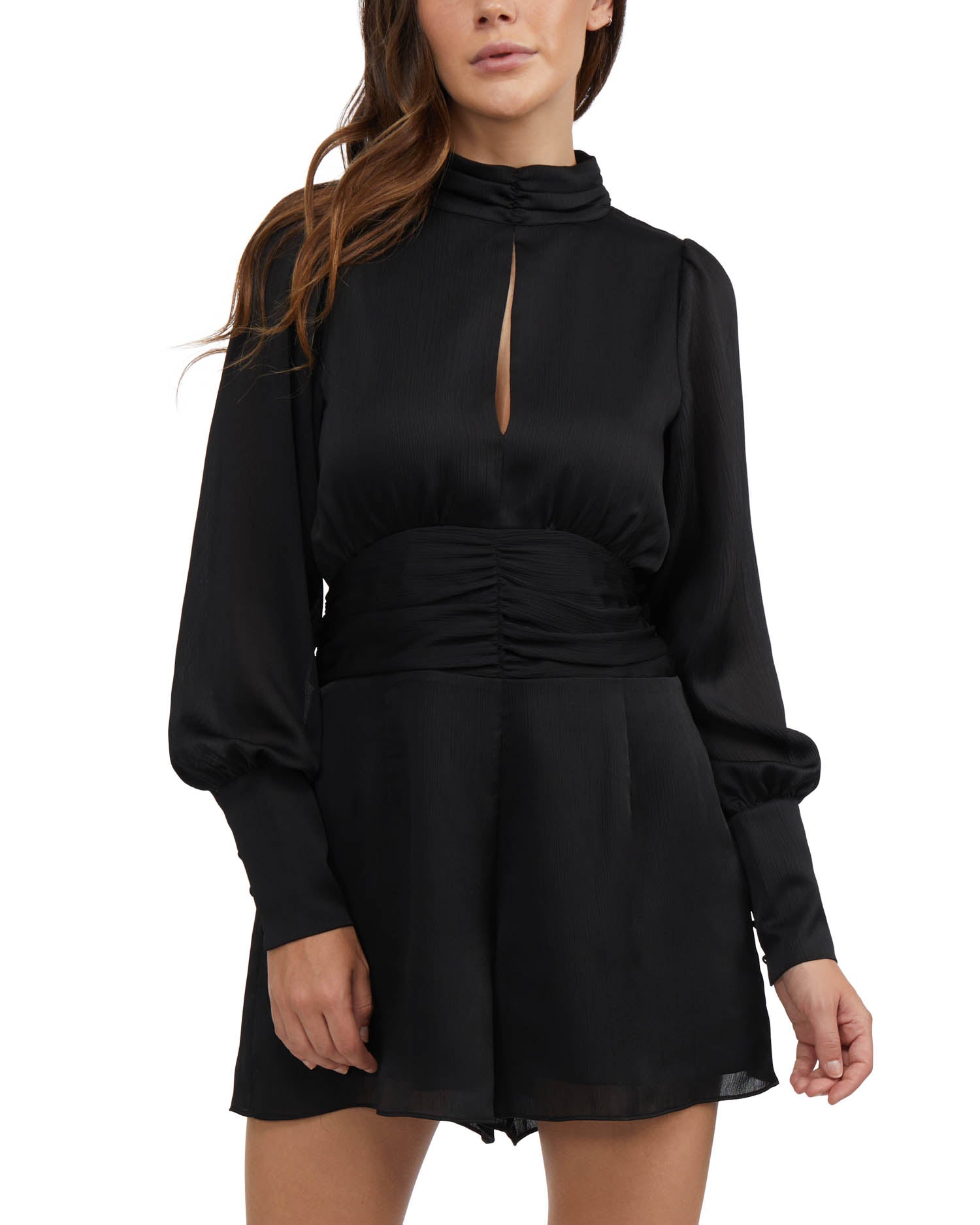 

Женский комбинезон Bebe Chintz Yoryu Keyhole, черный