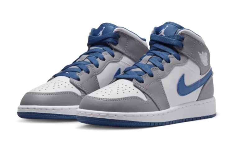 Jordan Кроссовки Mid True Blue Cement GS — фото 4