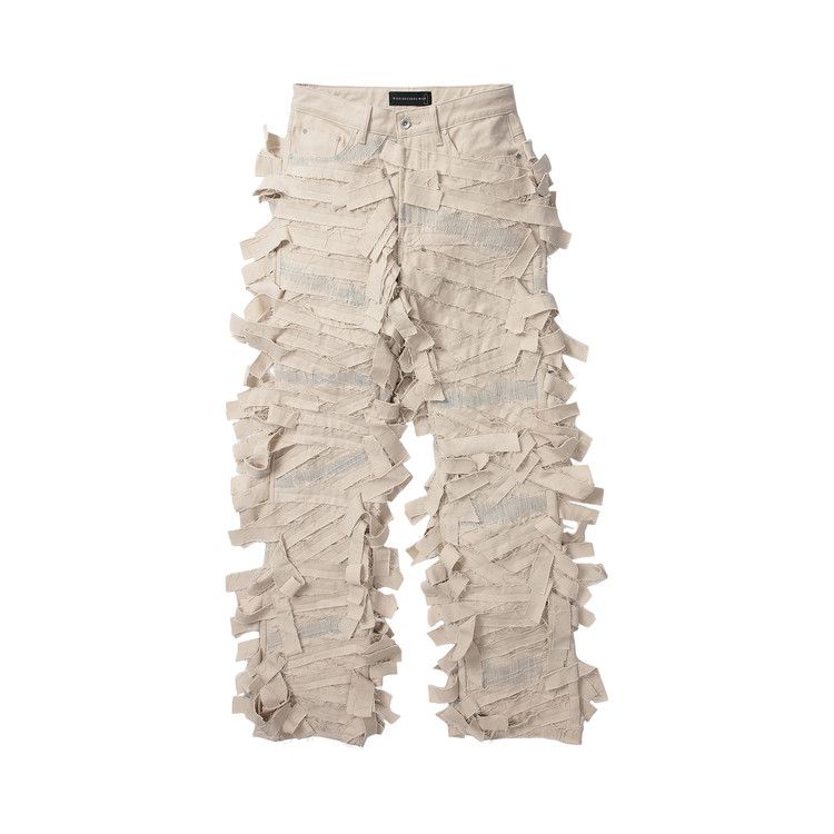 

Брюки Who Decides War Engulfed Denim, Cream