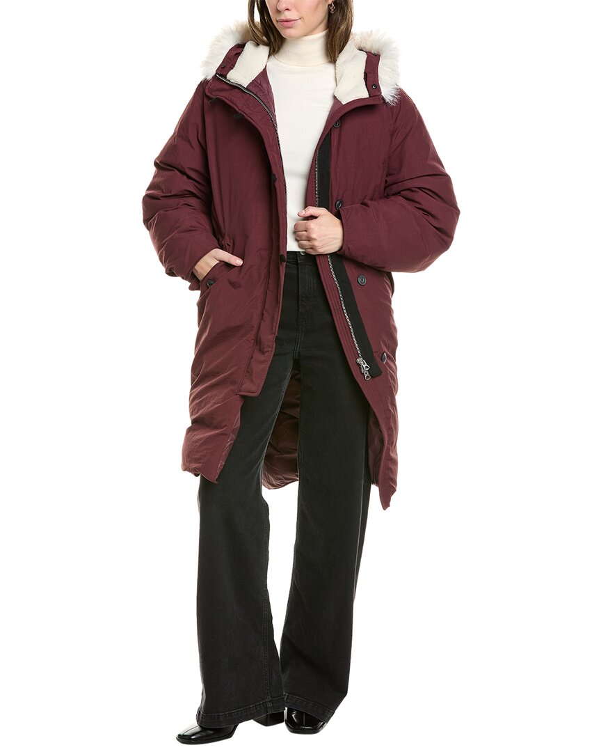 

Rag & bone пуховик Rae, фиолетовый
