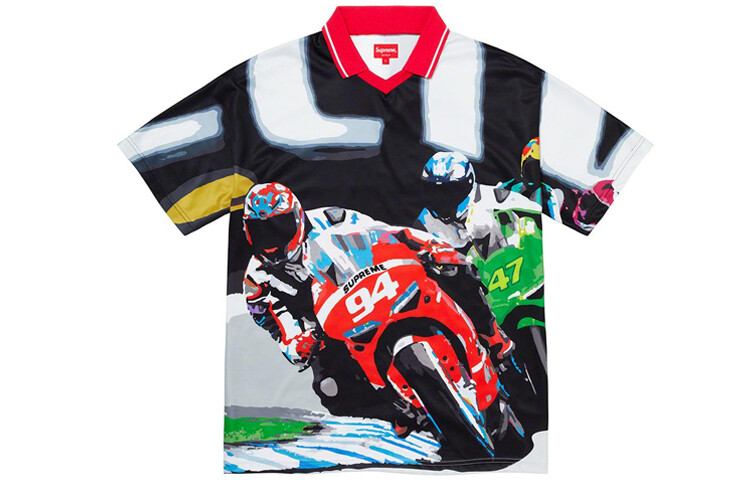 

Футболка Supreme, сине-белый