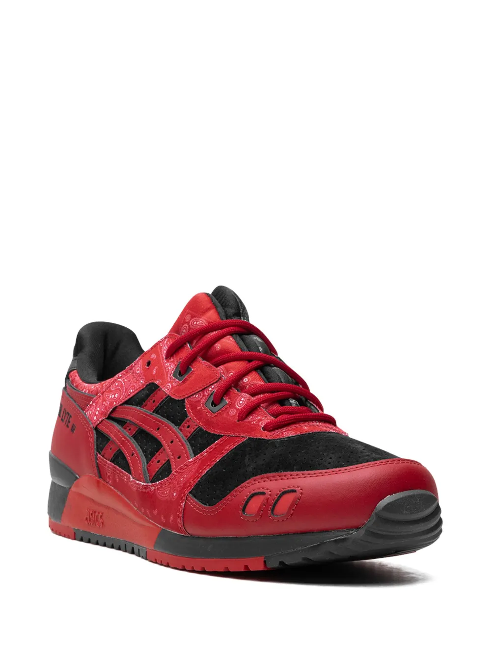 Кроссовки atmos X RED SPIDER X GEL-LYTE 3 Bandana Print ASICS, красный — фото 2