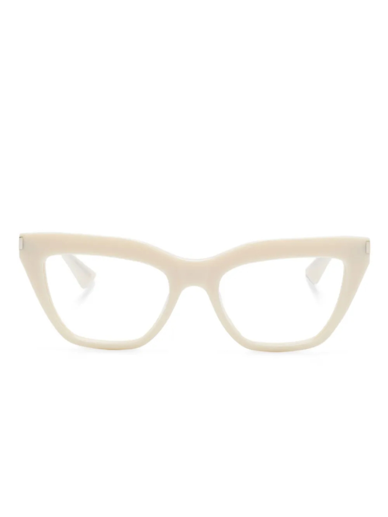 

Очки в оправе «кошачий глаз» Saint Laurent Eyewear, белый