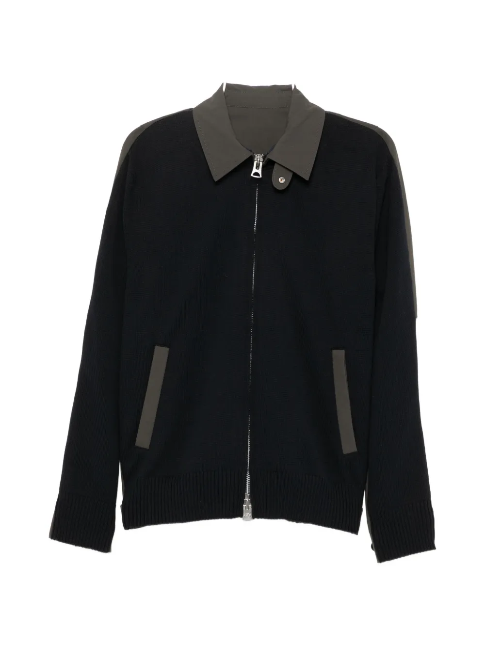 

Куртка Weathercloth x вязаный Sacai, синий