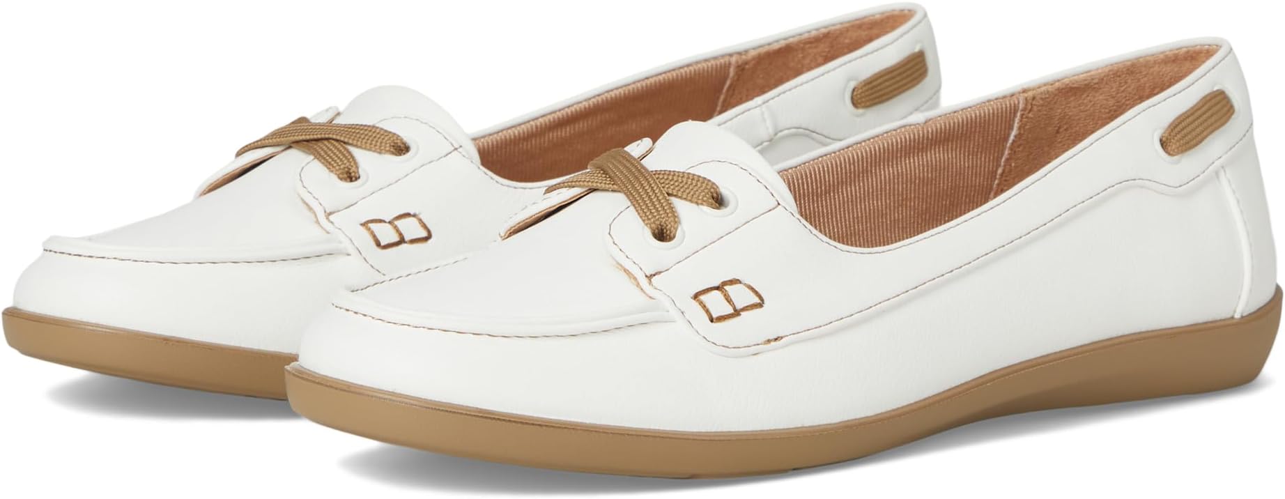 Лоферы LifeStride Nautical, цвет White Faux Leather