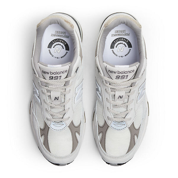 Кроссовки 991 New Balance, белый — фото 3