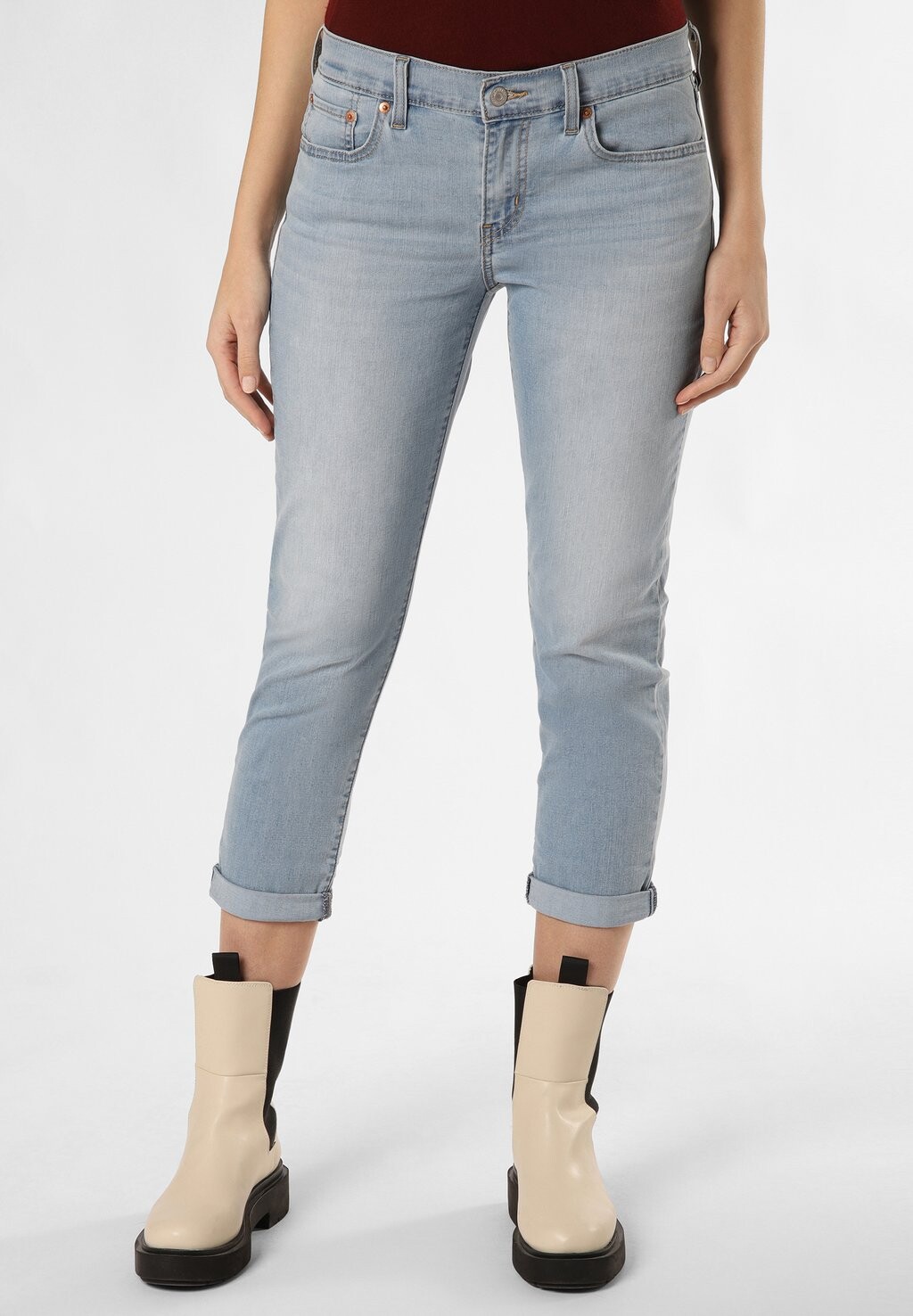 

Джинсы узкого кроя MID RISE BOYFRIEND Levi's, светло-голубой