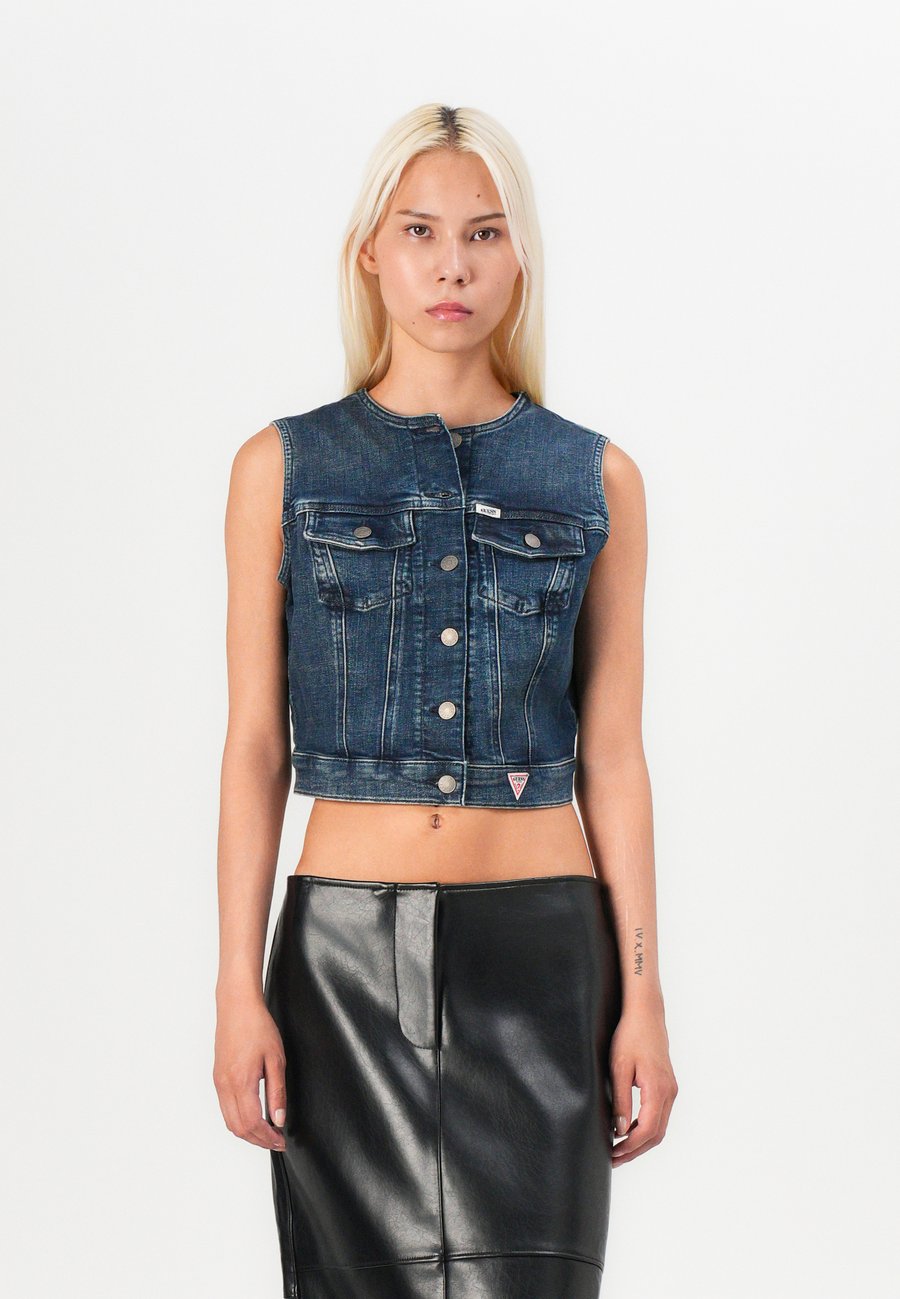 

Топ Guess Originals Top, Dark Denim Blue/Dark-Blue Denim