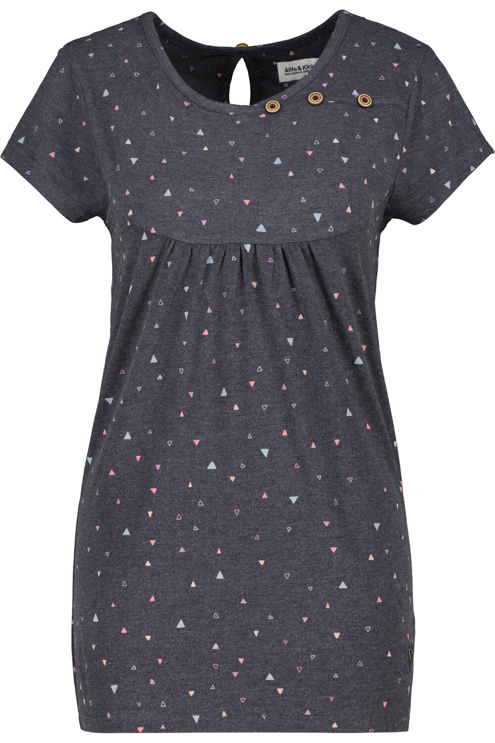 

Футболка alife and kickin, Blusen SummahAK B, цвет marine melange