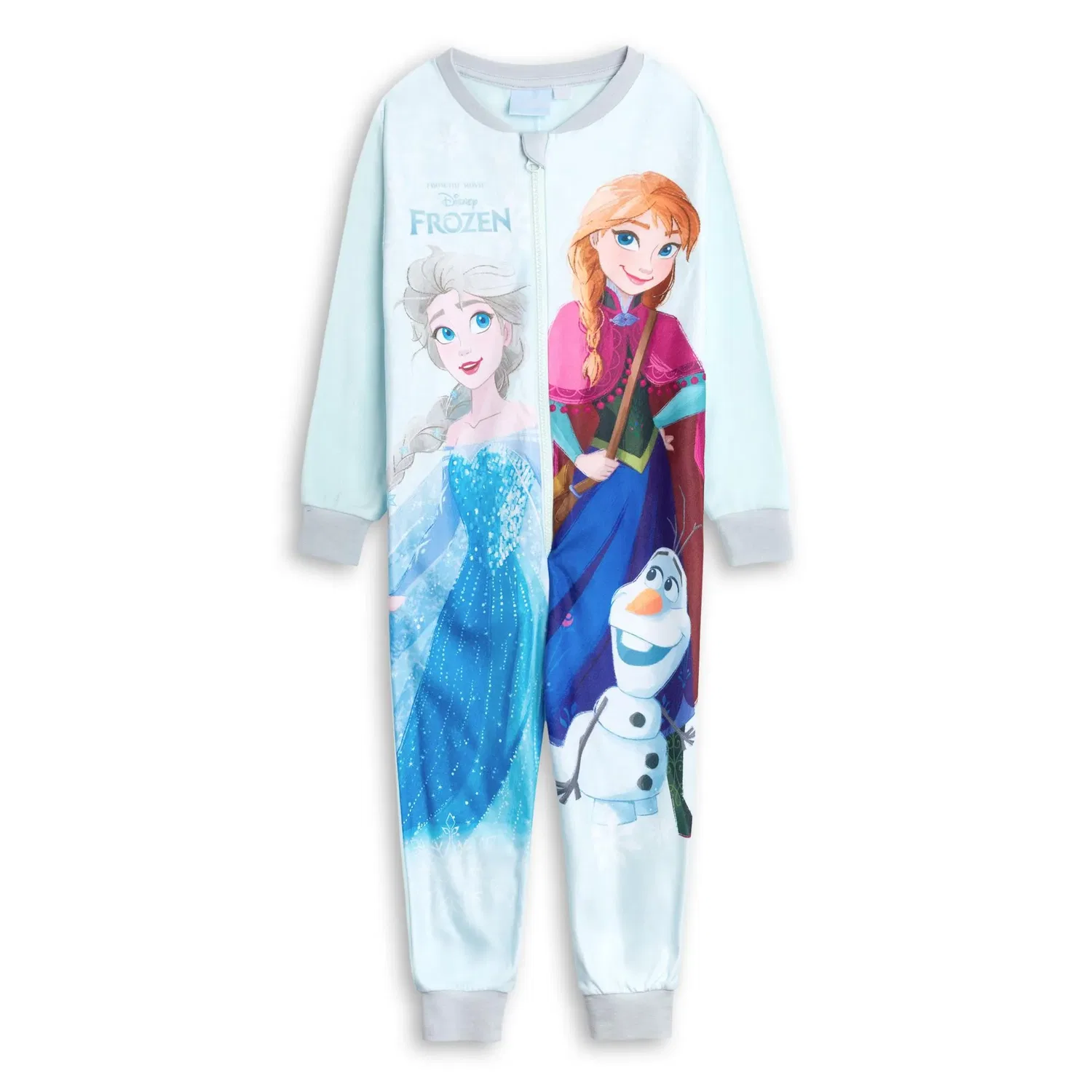Детский комбинезон Frozen, микрофлис, Disney, синий