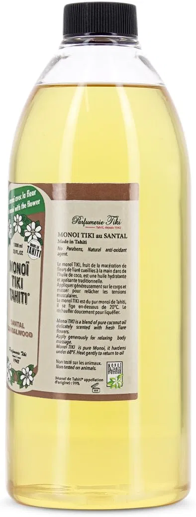 Масло монои «Sandalwood» от Monoï Tiki Tahiti, 1 л Monoï Tiki Tahiti — фото 3