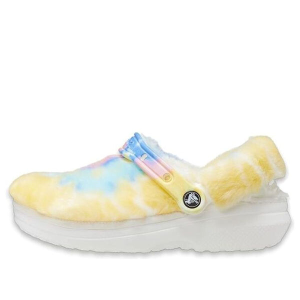 Тапочки shoe classic shoe multi-color white Crocs, белый