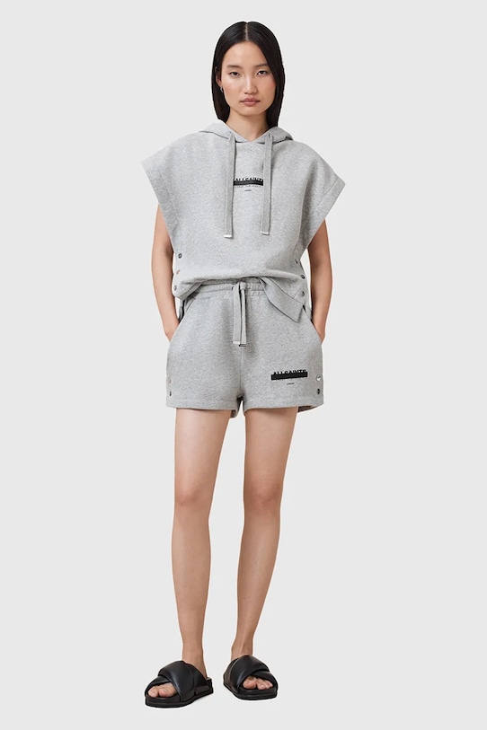 

Хлопковые шорты Sorri Allsaints, серый