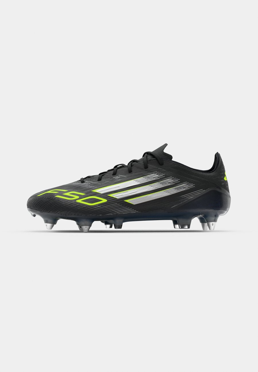 Кроссовки Adidas Performance F50 ELITE SOFT GROUND FOOTBALL BOOTS, Core Black/Iron Metallic/Lucid Lemon/Black — фото 2