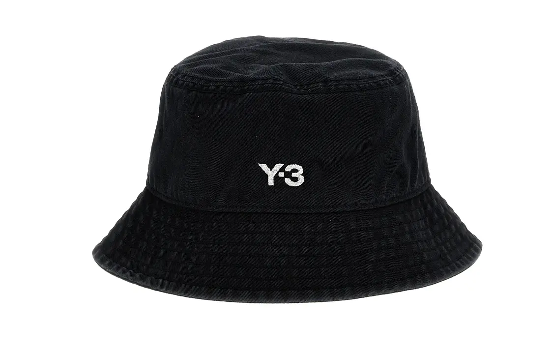 

Y-3 Кепка-ведро с вышитым логотипом Y 3, Black