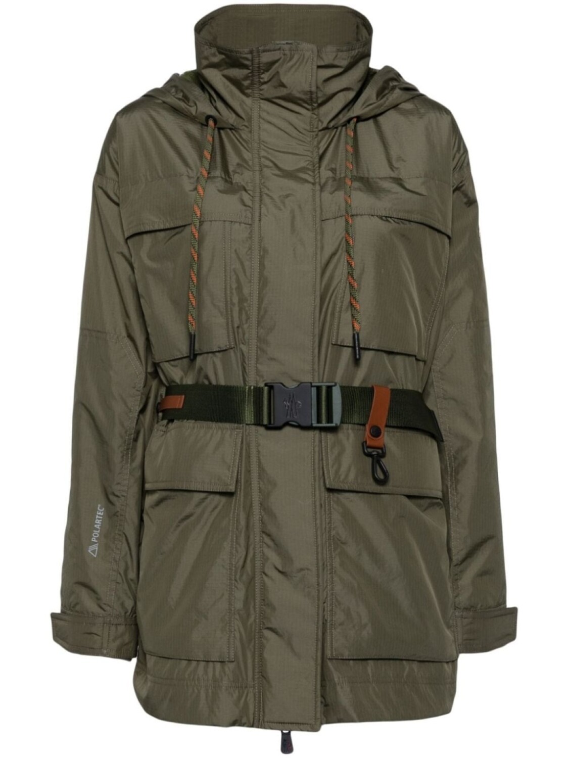 

Moncler Grenoble спортивная куртка с пряжкой, зеленый