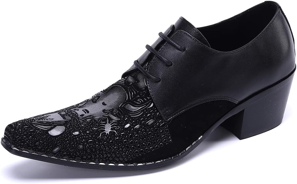 

Мужские туфли Santimon из натуральной кожи с шнуровкой, с простым носком, удобные, модные, формальные оксфорды, черный