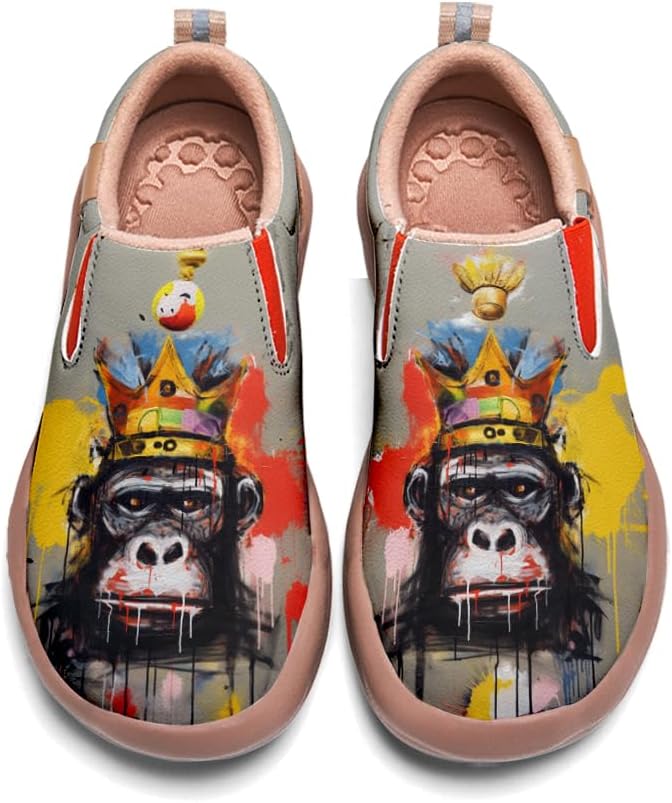 

Слипоны с граффити-рисунком Onehorse, Animal&graffiti-14