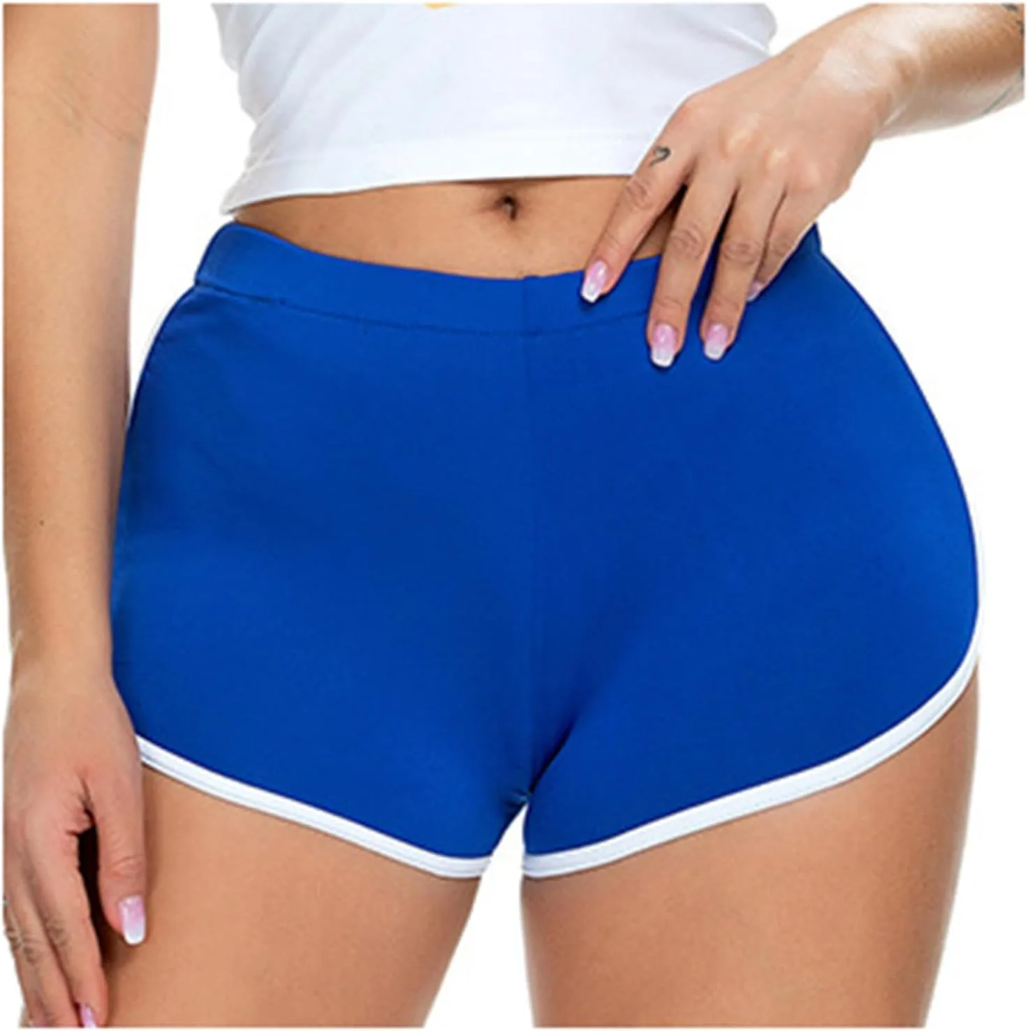 

Женские шорты для йоги с высокой талией, дышащие NATHGAM