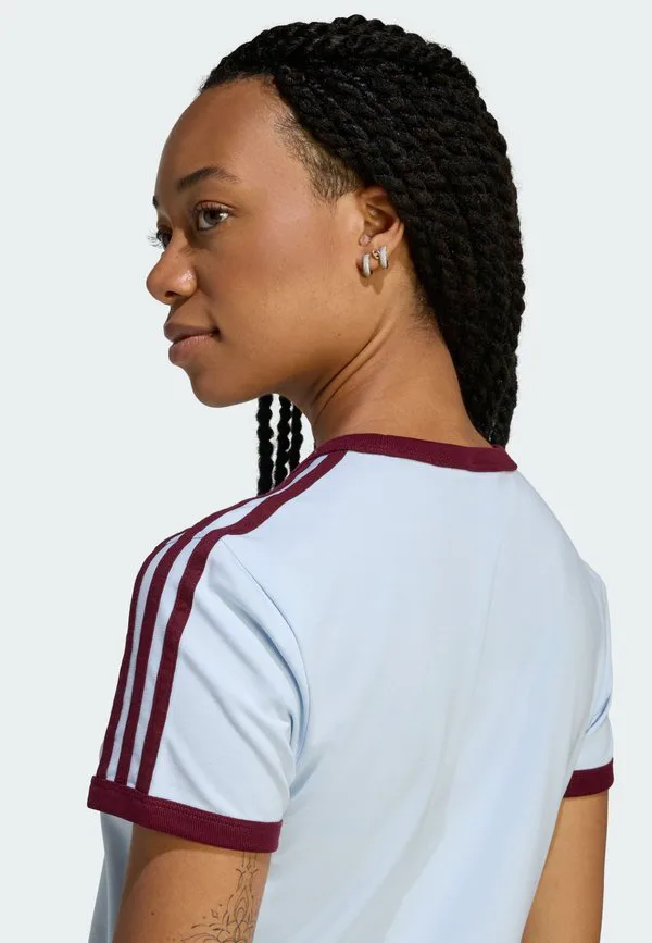 Трикотажное платье 3s Adidas Originals, Crystal Sky Maroon — фото 4