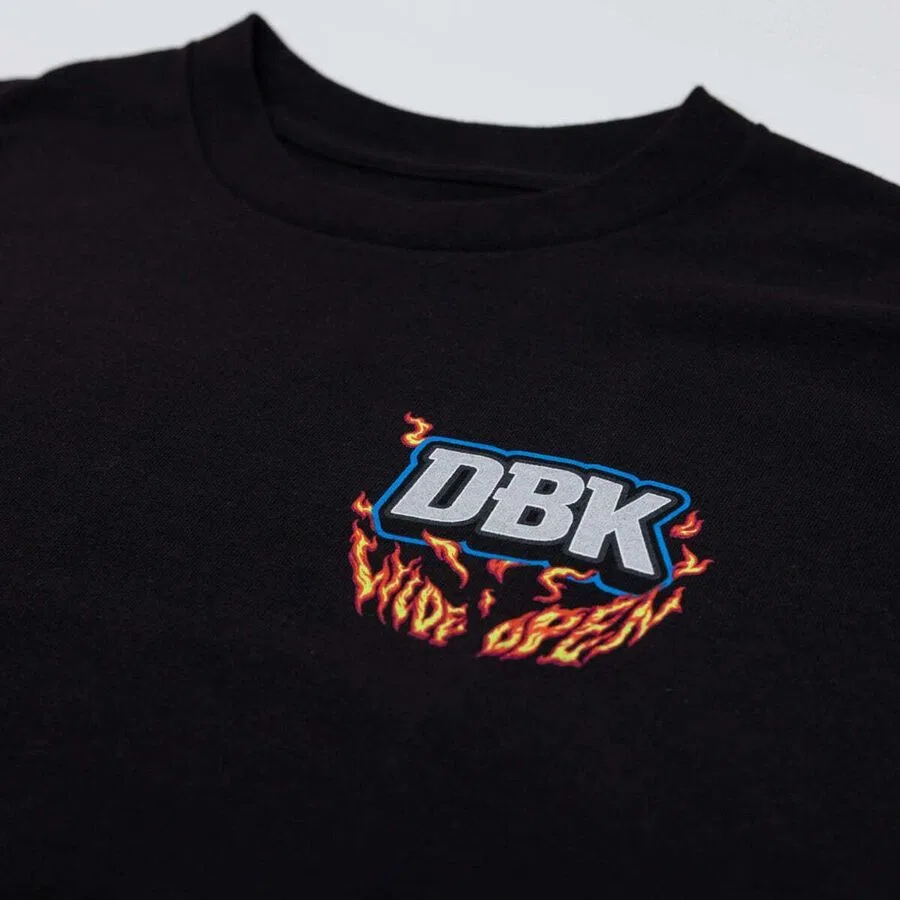 Детская футболка с широким вырезом Dirt Bike Kidz, Black — фото 4