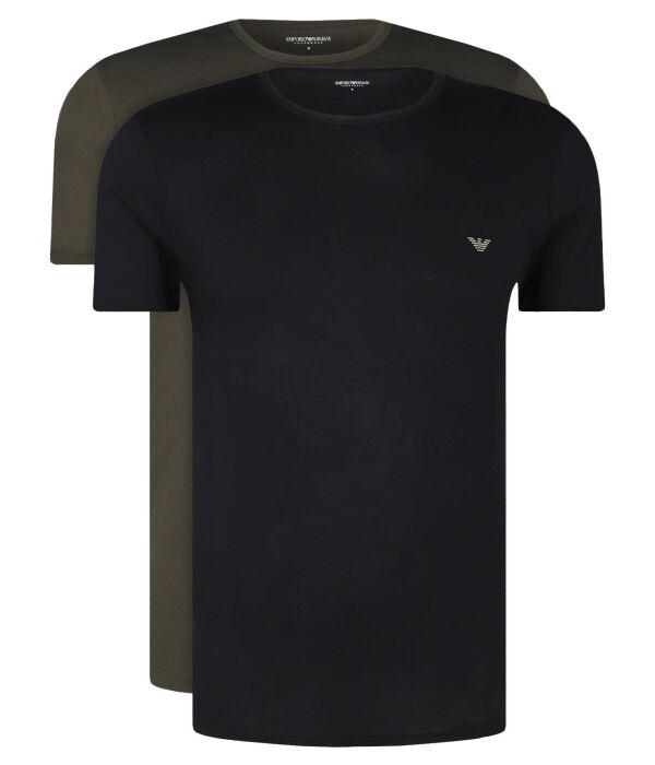 

Футболки 2 шт. Regular fit Emporio Armani, хаки