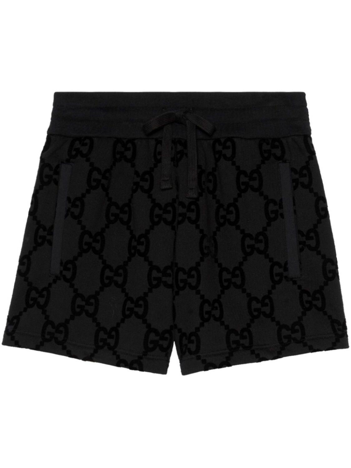 

Gucci шорты с логотипом Interlocking G, черный