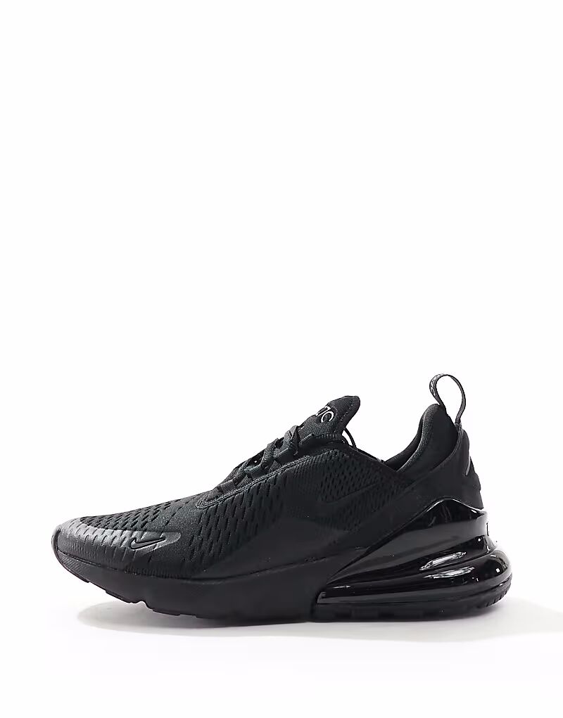 Мужские кроссовки Air Max 270 в тройном черном цвете Nike — фото 2