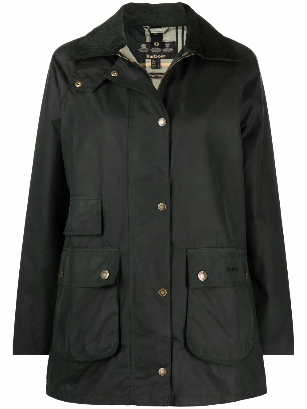 

Вощеное пальто Barbour, зеленый