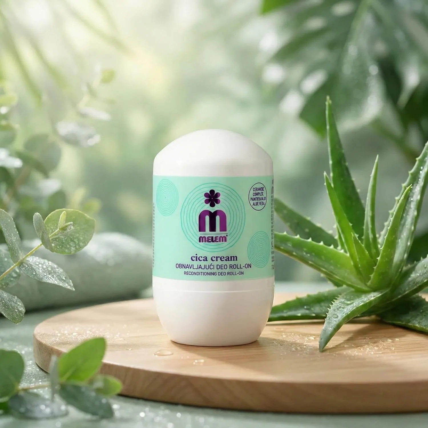Крем-дезодорант-ролик «Cica Cream» 50 мл от Melem Melem Skin And Lip Balm — фото 2