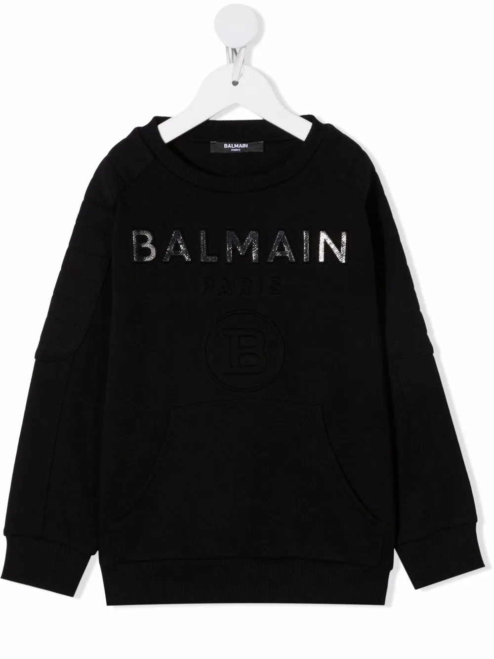 

Толстовка с логотипом Balmain Kids, черный