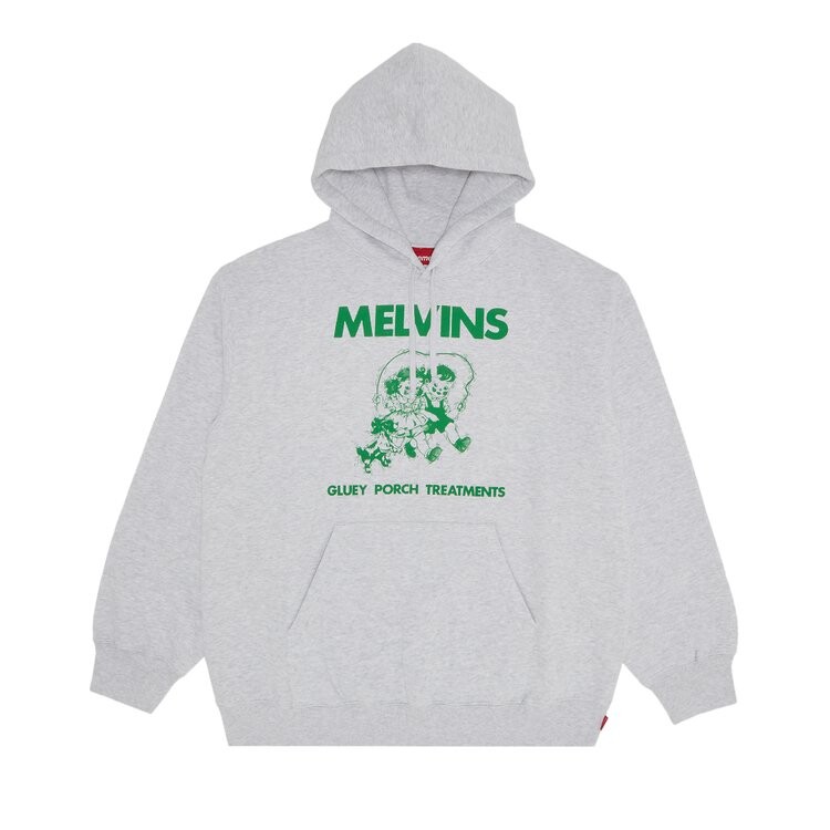 

Толстовка Supreme x Melvins Hooded Sweatshirt, серый